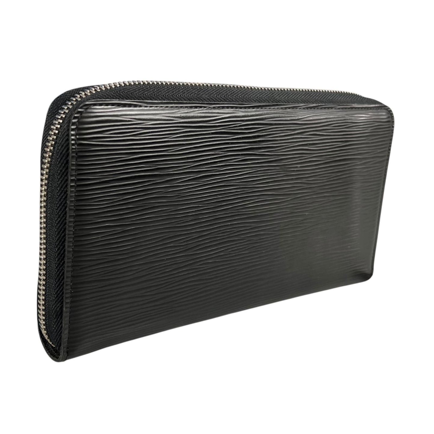 Louis Vuitton Zippy Wallet Noir Epi Leather Black — view 3