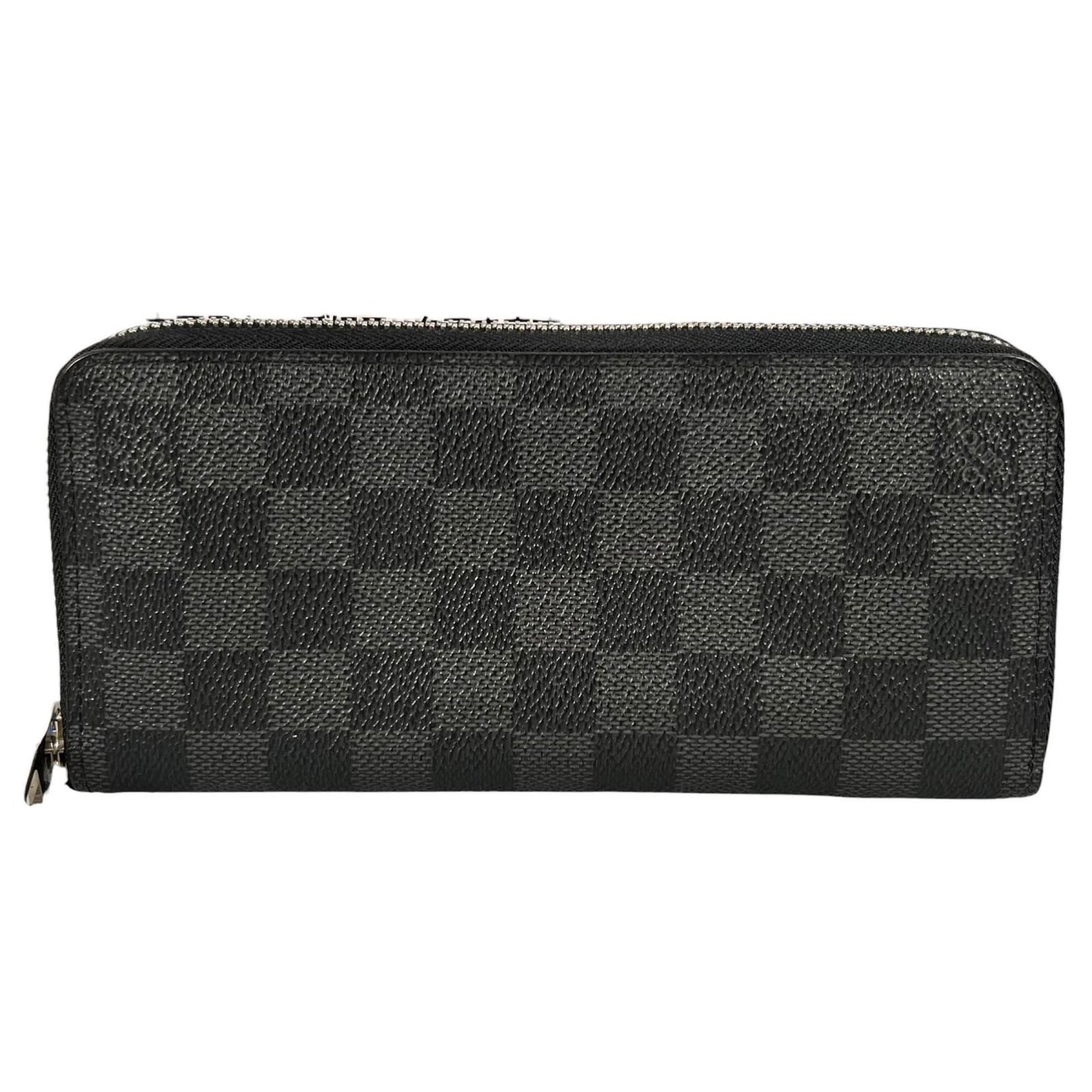 Louis Vuitton Zippy Wallet Verdical Damier Canvas Black