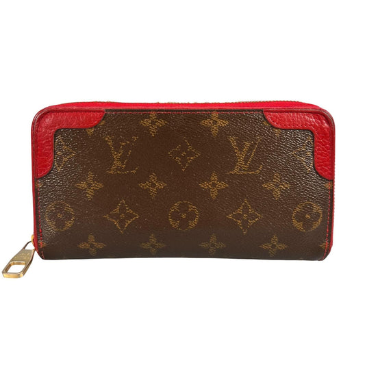Louis Vuitton Zippy Wallet Retiro Monogram Canvas Brown