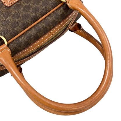Celine Macadam Handbag Leather Brown — view 6