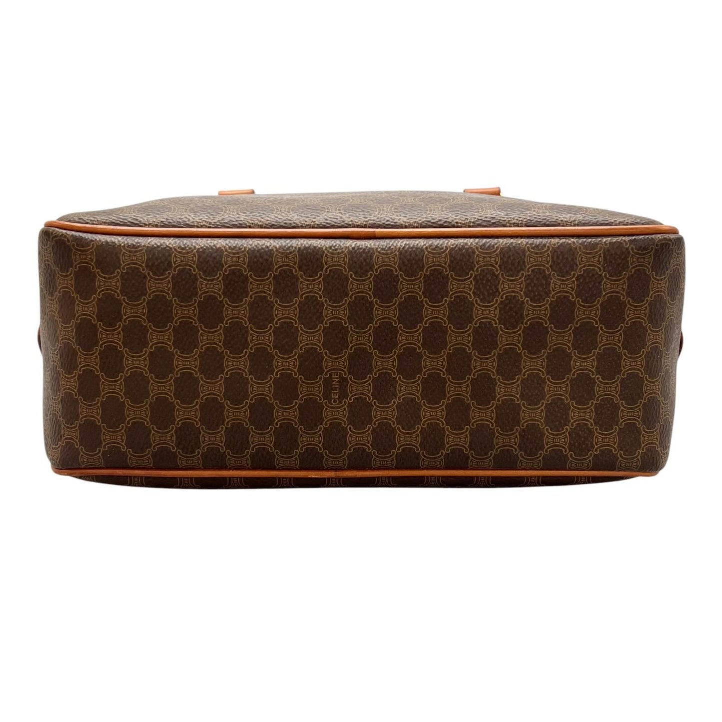 Celine Macadam Handbag Leather Brown — view 4