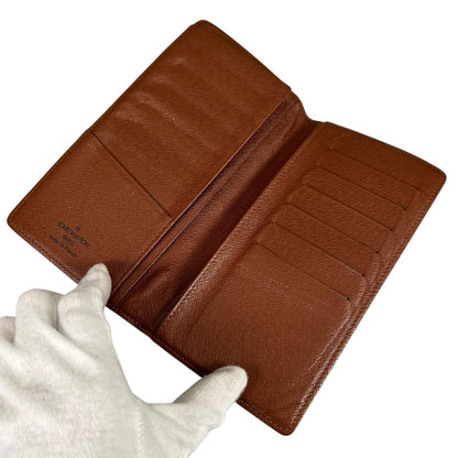 Louis Vuitton Porte-Valeurs Cartes Credit Wallet Monogram Canvas Brown — view 5