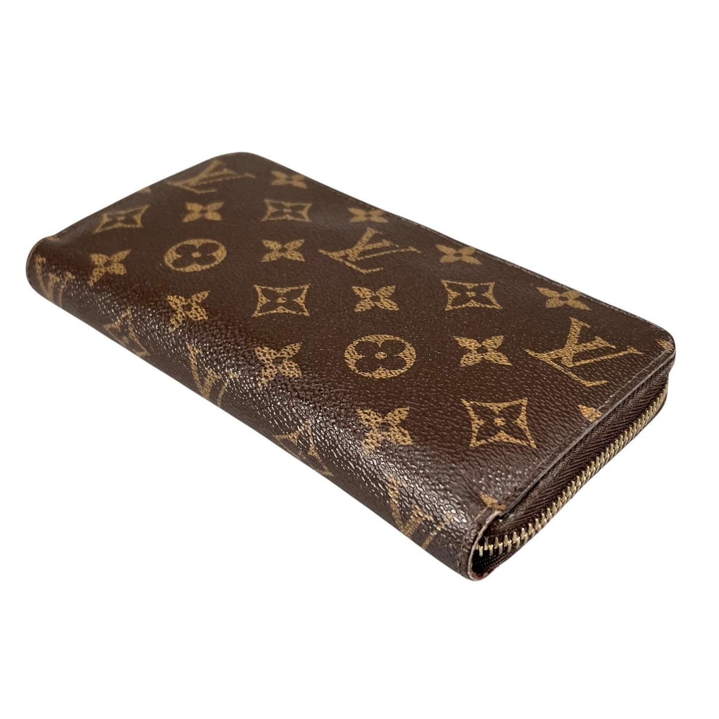 Louis Vuitton Zippy Wallet Fuchsia Monogram Canvas Brown — view 4