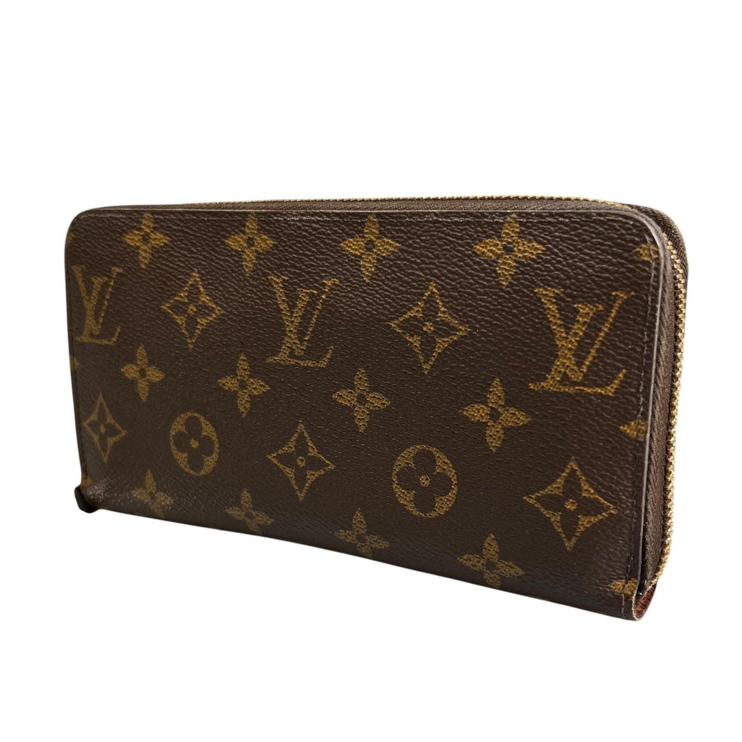 Louis Vuitton Zippy Wallet Fuchsia Monogram Canvas Brown — view 2