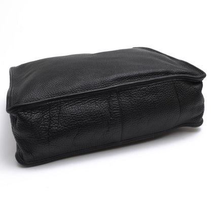 Prada Tote Bag Leather Black Shrink — view 6