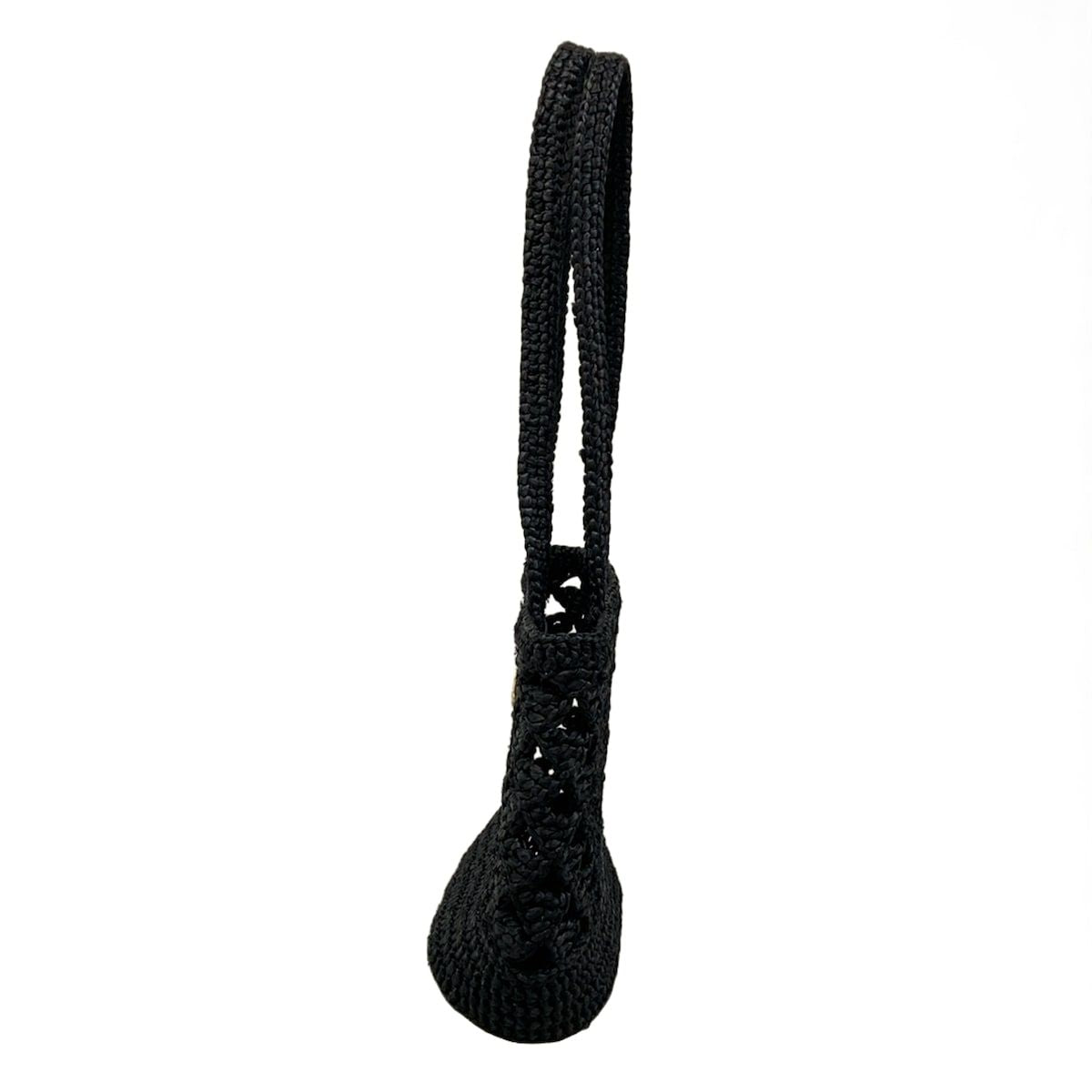 Prada Tote Clochette Black Braided Mini Bag — view 4