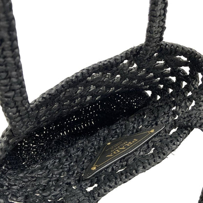 Prada Tote Clochette Black Braided Mini Bag — view 7
