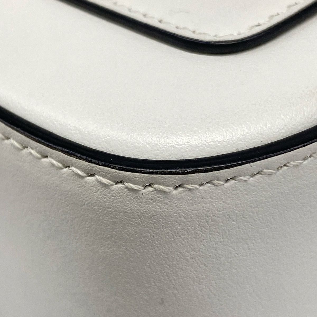 Dolce & Gabbana Shoulder Bag White Leather — view 6