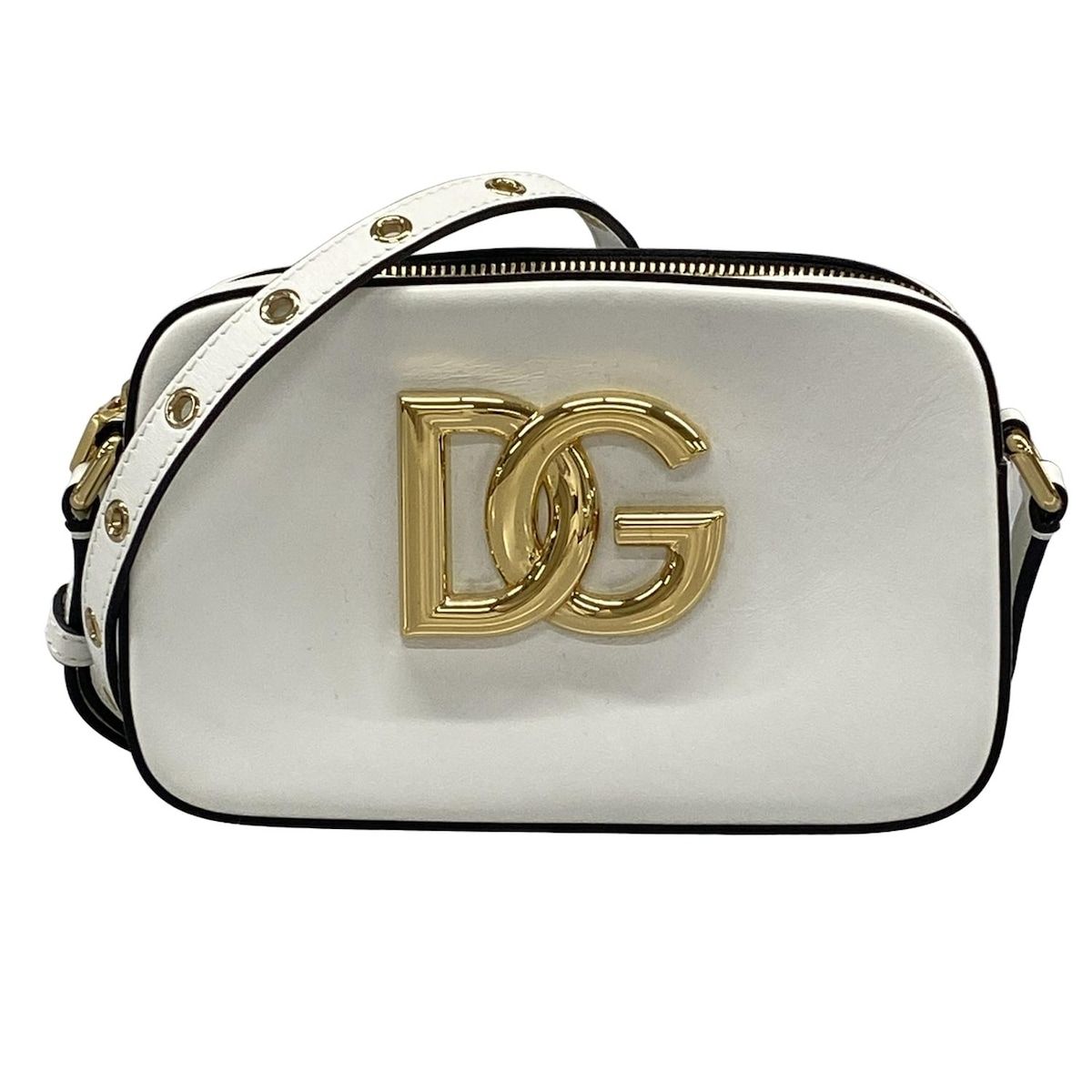 Dolce & Gabbana Shoulder Bag White Leather