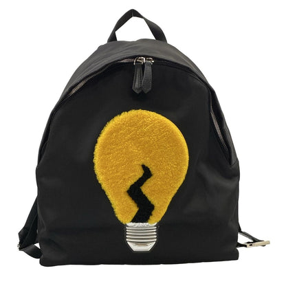Fendi Backpack Black Yellow Silver Light Bulb