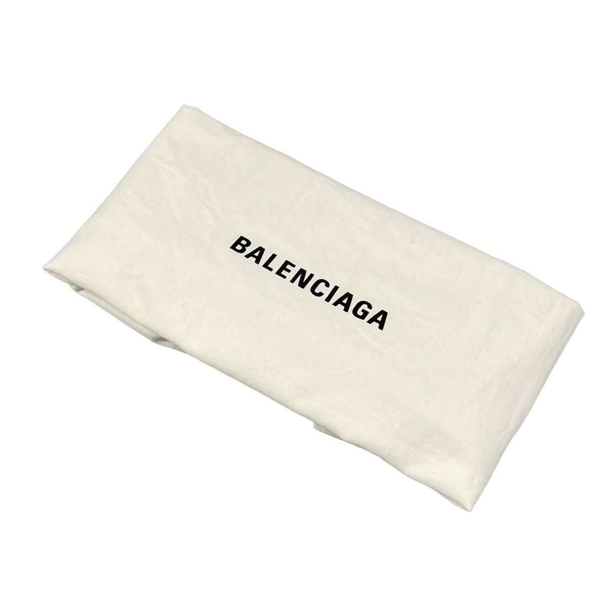 Balenciaga Shoulder Bag Navy Pochette Black Leather — view 8