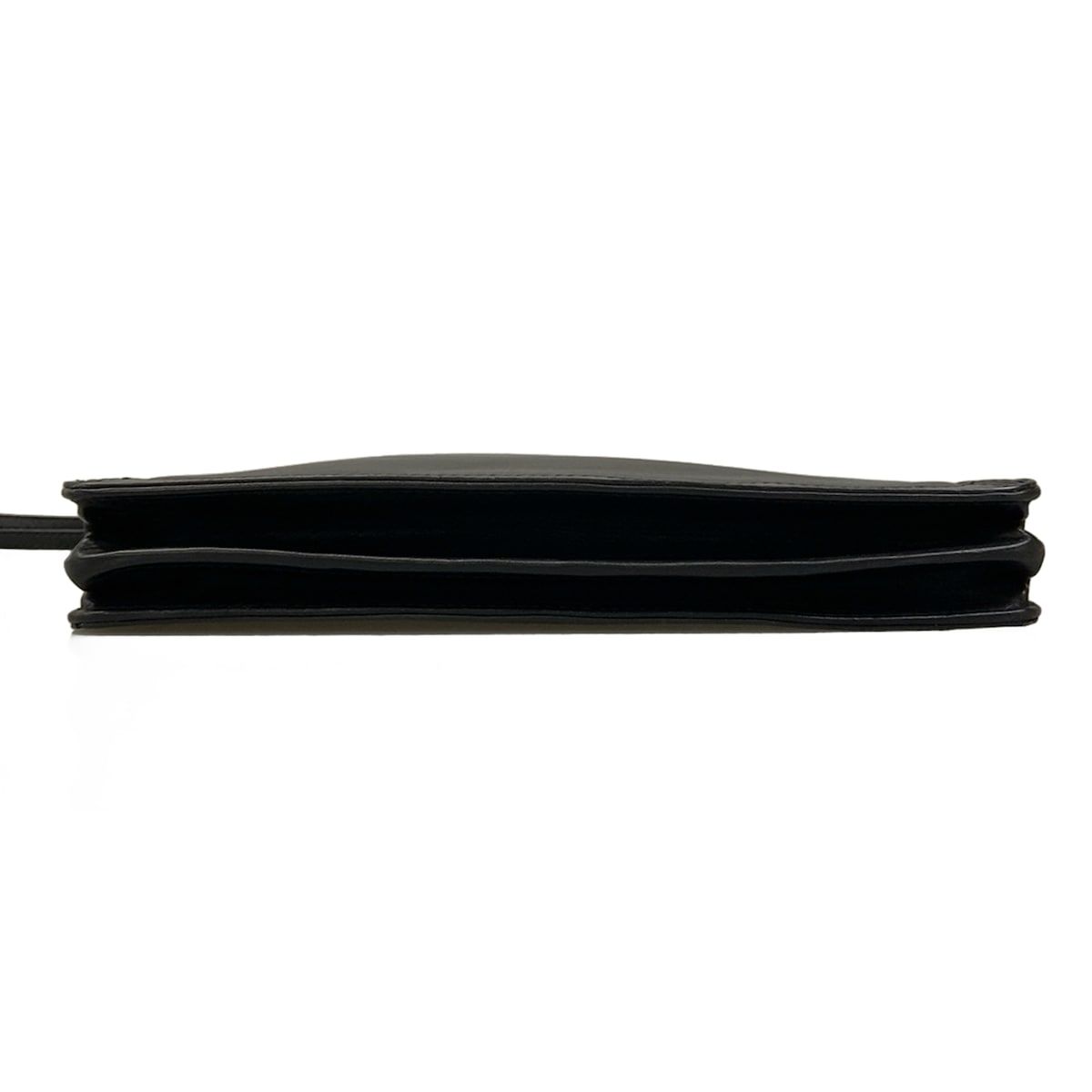 Balenciaga Shoulder Bag Navy Pochette Black Leather — view 5