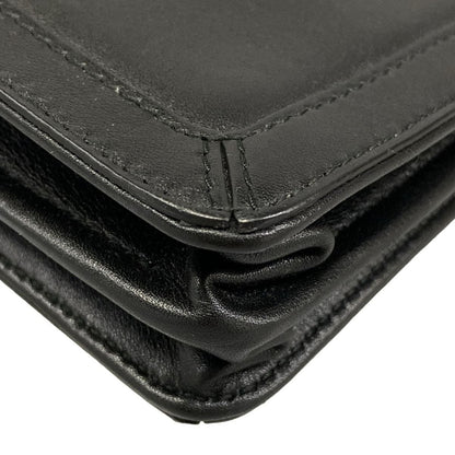 Balenciaga Shoulder Bag Navy Pochette Black Leather — view 6