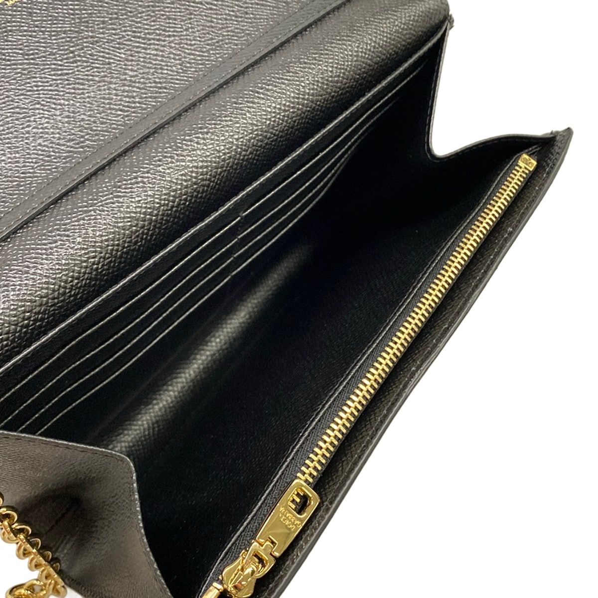 Dolce & Gabbana Wallet Black Ivory Chain Shoulder Bag — view 4