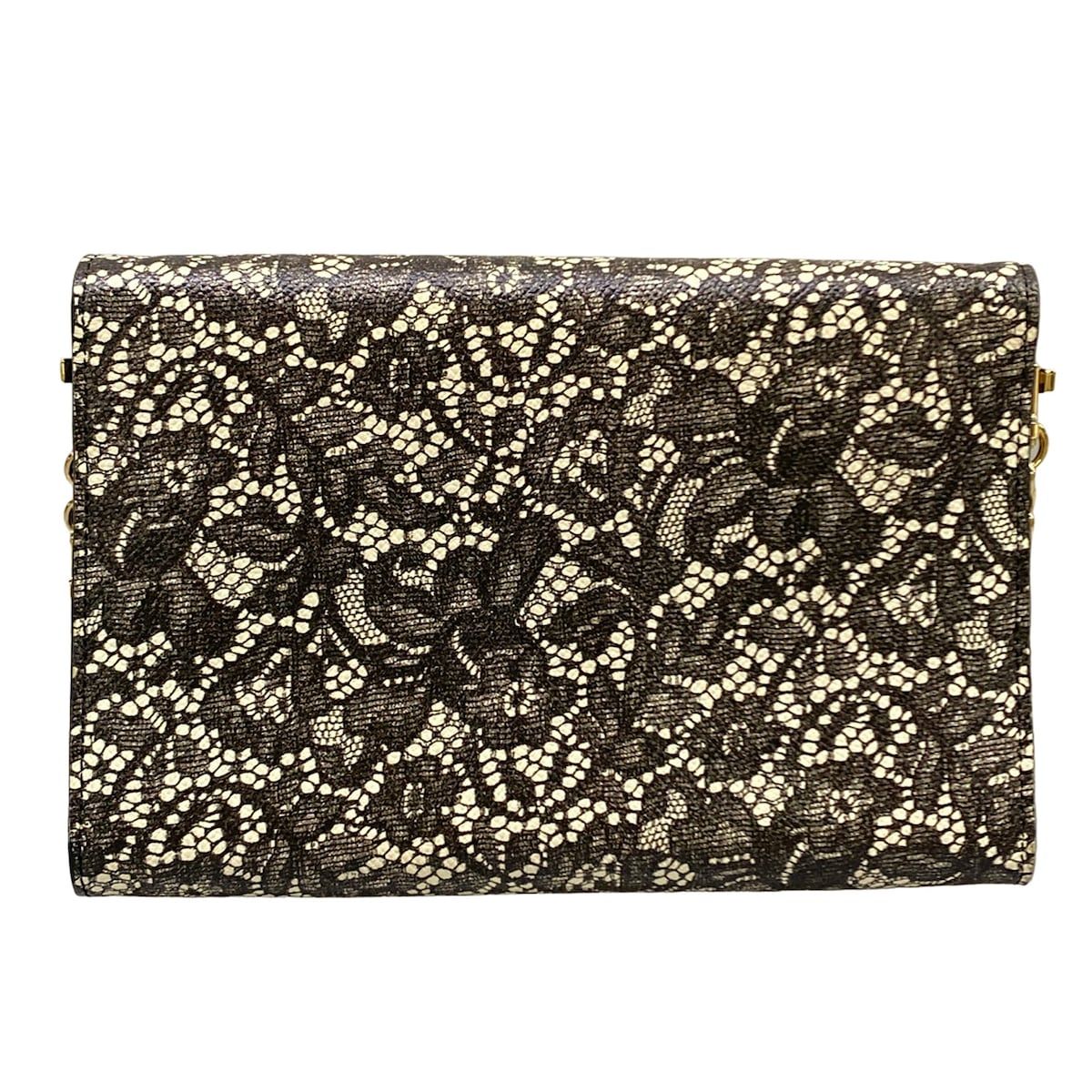 Dolce & Gabbana Wallet Black Ivory Chain Shoulder Bag — view 2