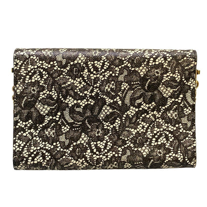 Dolce & Gabbana Wallet Black Ivory Chain Shoulder Bag — view 2