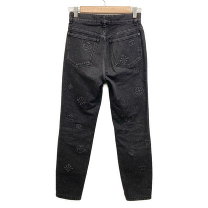 Chanel Jeans S Black Cotton 34 — view 2