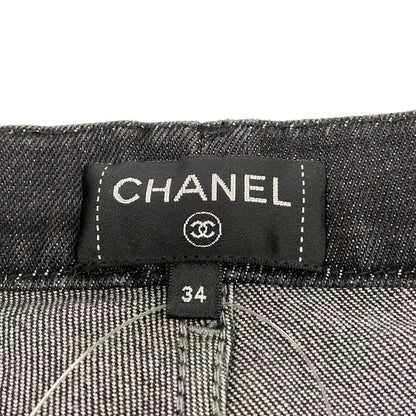 Chanel Jeans S Black Cotton 34 — view 3