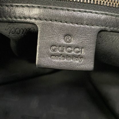 Gucci Tote Bag Icon Bit Guccissima Line Black Leather — view 8
