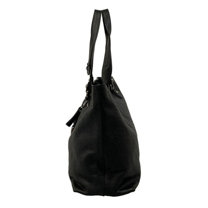 Gucci Tote Bag Icon Bit Guccissima Line Black Leather — view 4