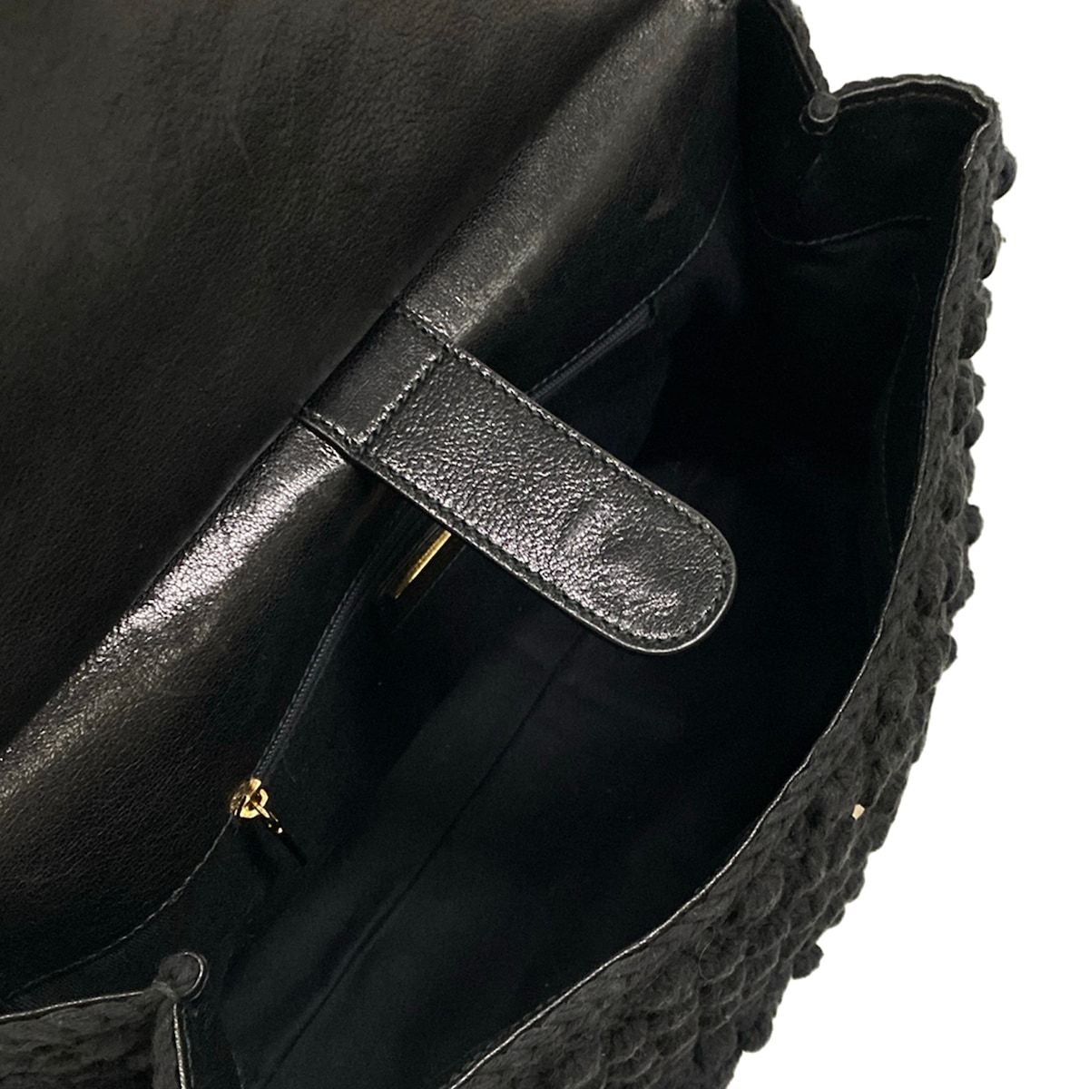Dolce & Gabbana Handbag Sicily Black Cotton Leather — view 7