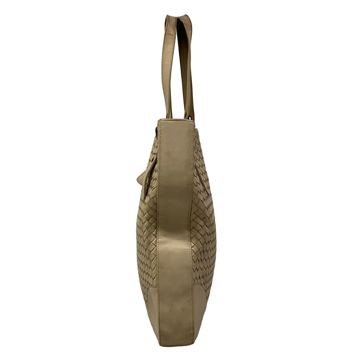 Bottega Veneta Tote Bag Intrecciato Ivory Leather — view 2