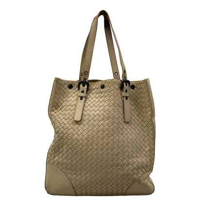 Bottega Veneta Tote Bag Intrecciato Ivory Leather