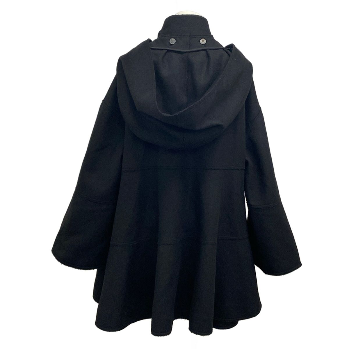 Dior Coat Black Wool Angora 36 — view 2