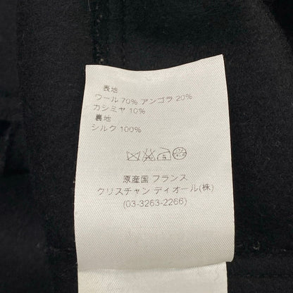 Dior Coat Black Wool Angora 36 — view 4