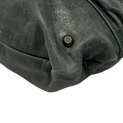 Balenciaga Handbag Dark Green Leather — view 6