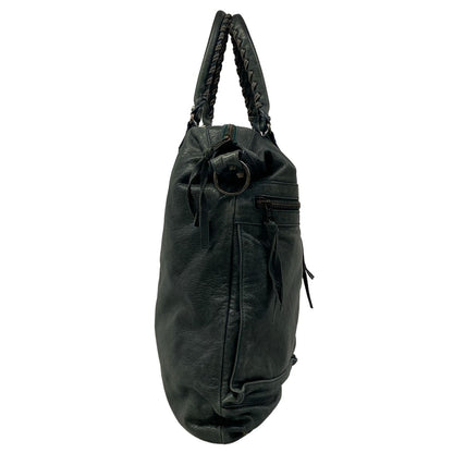 Balenciaga Handbag Dark Green Leather — view 2