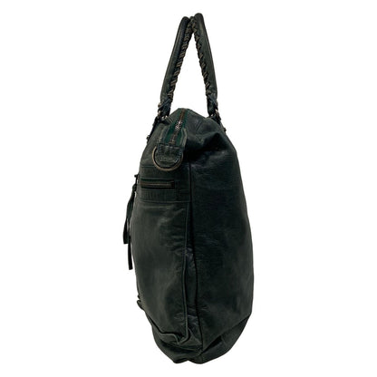 Balenciaga Handbag Dark Green Leather — view 4