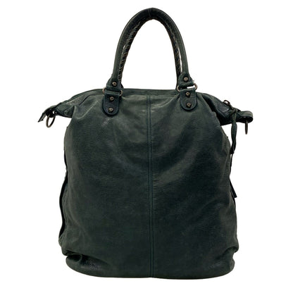 Balenciaga Handbag Dark Green Leather — view 3