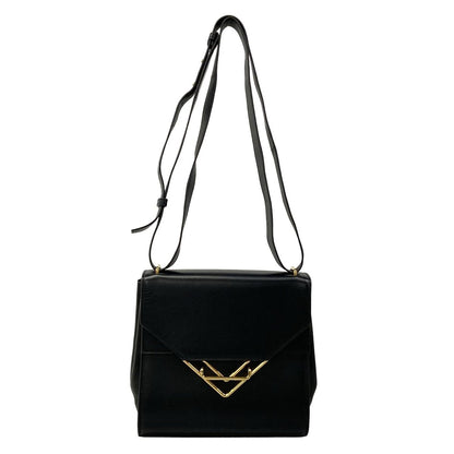 Bottega Veneta Shoulder Bag the Clip Black Leather