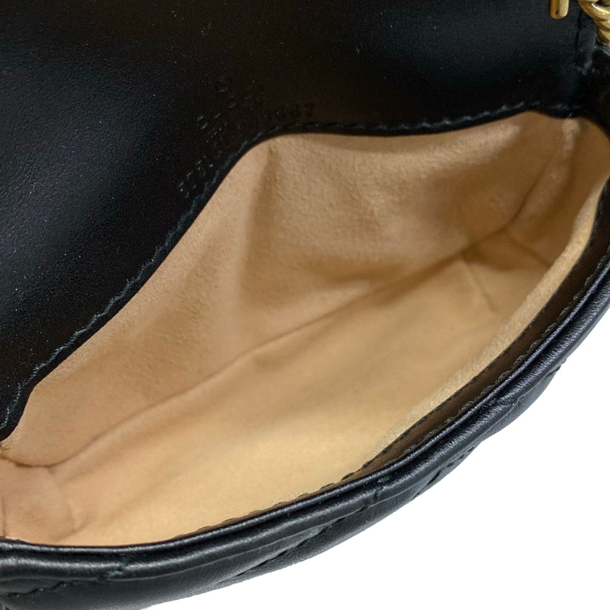 Gucci Handbag GG Marmont Black Leather — view 7