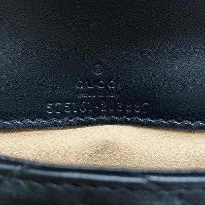 Gucci Handbag GG Marmont Black Leather — view 8