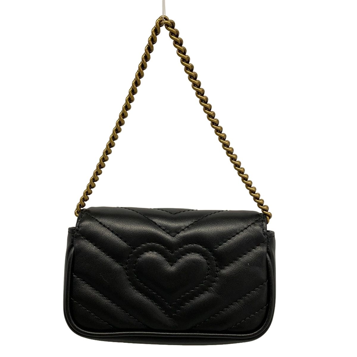 Gucci Handbag GG Marmont Black Leather — view 3