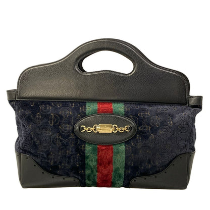 Gucci Tote Bag Sherry Black Leather