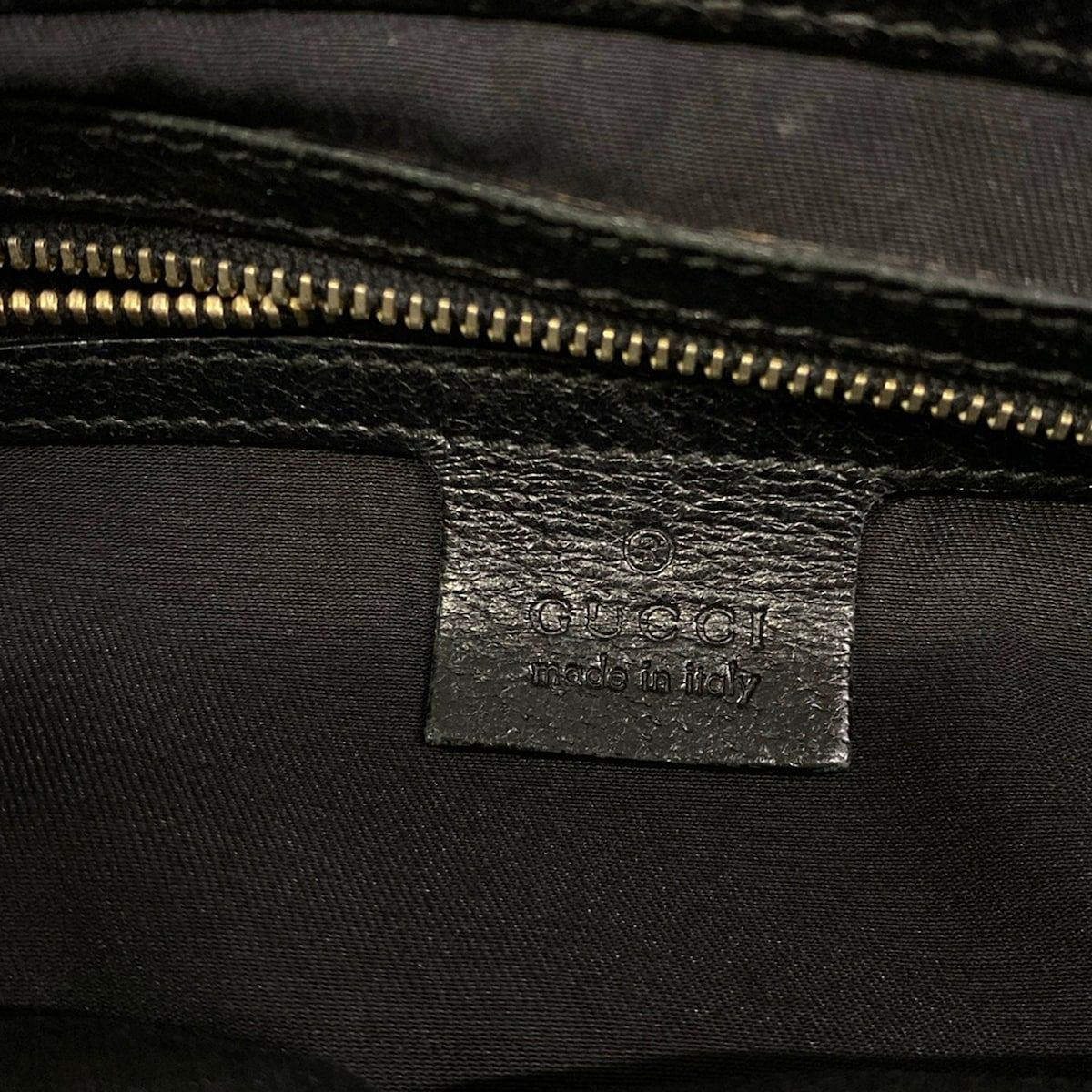 Gucci Tote Bag Sherry Black Leather — view 8