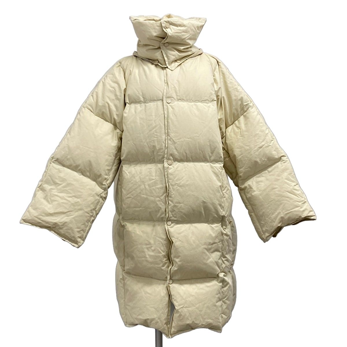 Bottega Veneta Down Coat Ivory Winter Cotton S