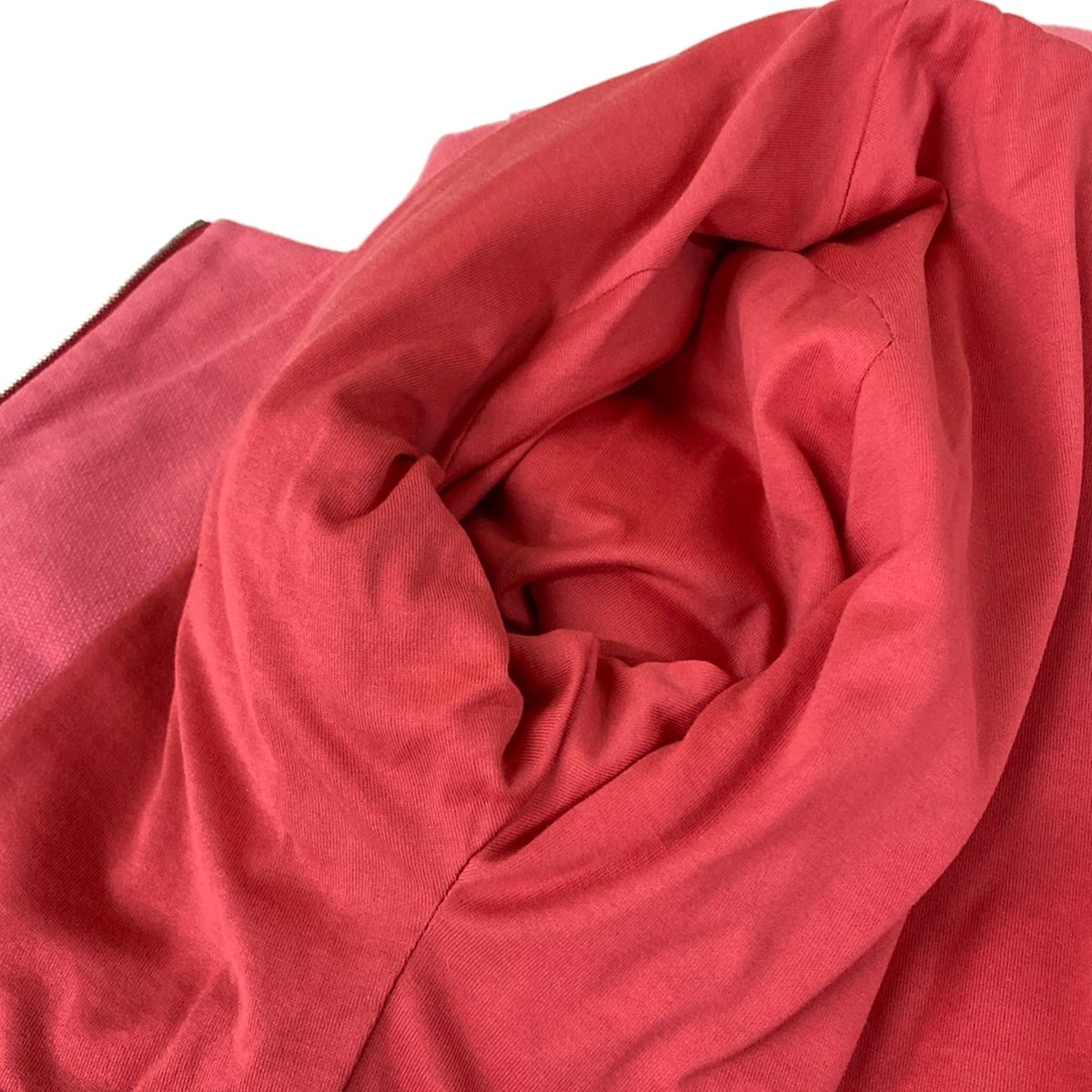 Chanel Jacket S Pink Pile Zip Up Short Length Cotton 34 — view 8