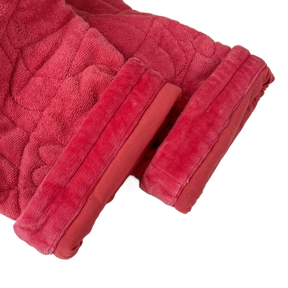 Chanel Jacket S Pink Pile Zip Up Short Length Cotton 34 — view 6