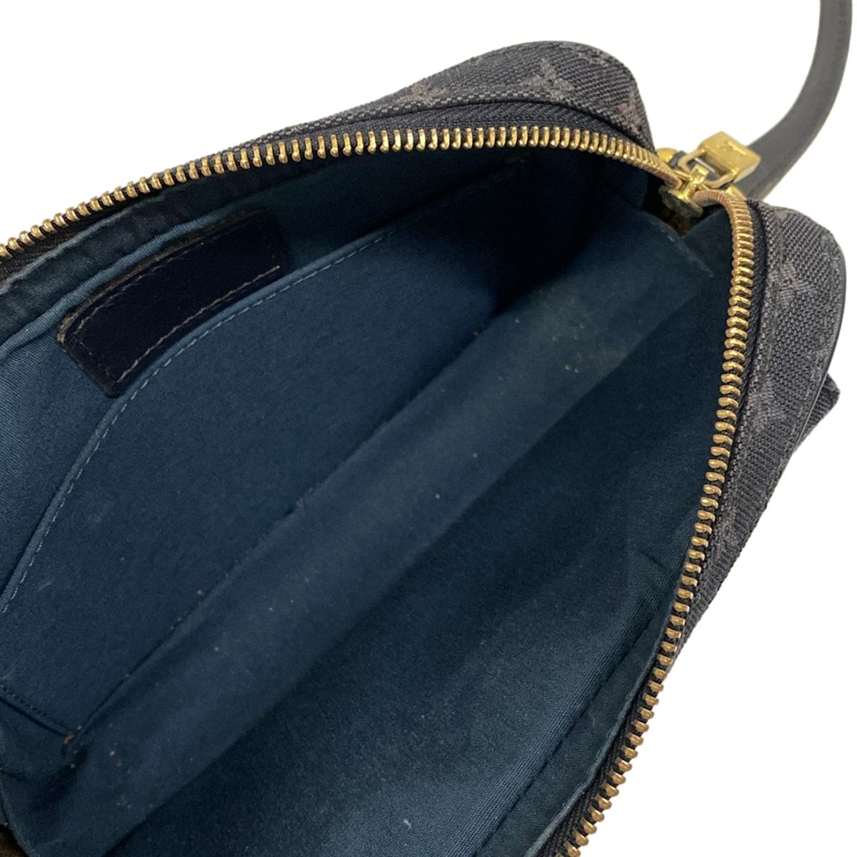 Louis Vuitton Shoulder Bag Monogram Mini Juliette MM Blue Leather — view 7