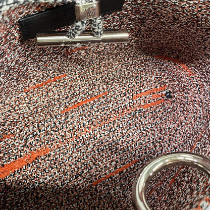 Balenciaga Handbag Zig Zagger White Black Orange Leather — view 7