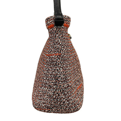 Balenciaga Handbag Zig Zagger White Black Orange Leather — view 2