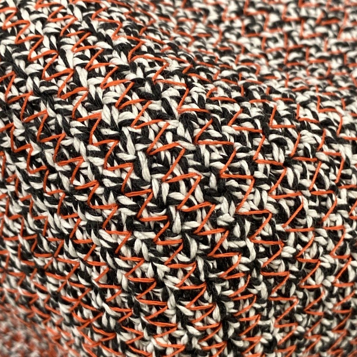 Balenciaga Handbag Zig Zagger White Black Orange Leather — view 6