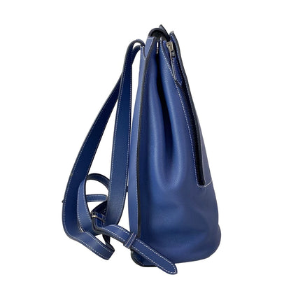 Hermes Backpack a Dos Blue Brighton Silver — view 2