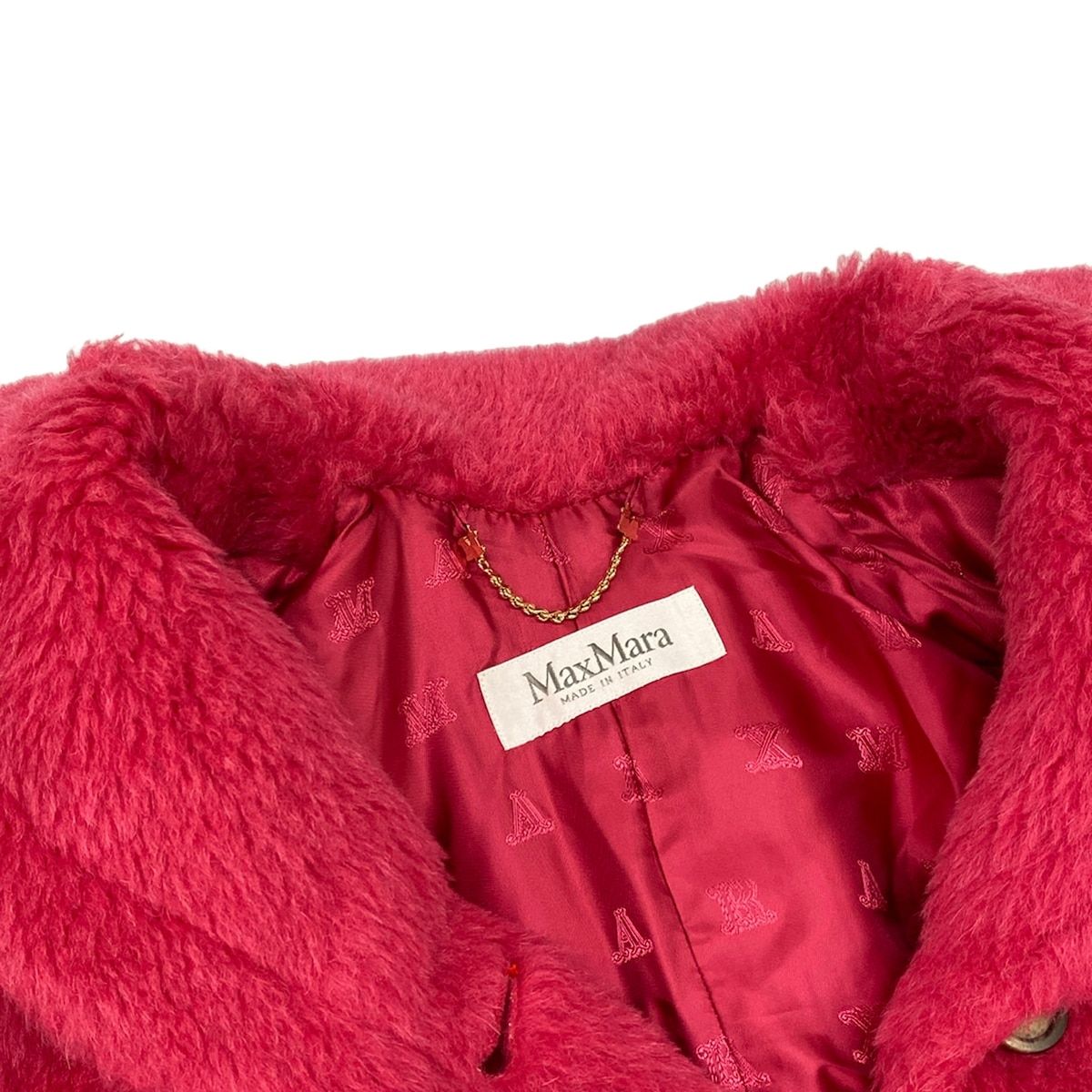 Max Mara Poncho SM Teddy Bear Cape Pink Alpaca — view 7
