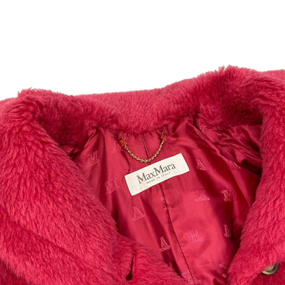 Max Mara Poncho SM Teddy Bear Cape Pink Alpaca — view 7