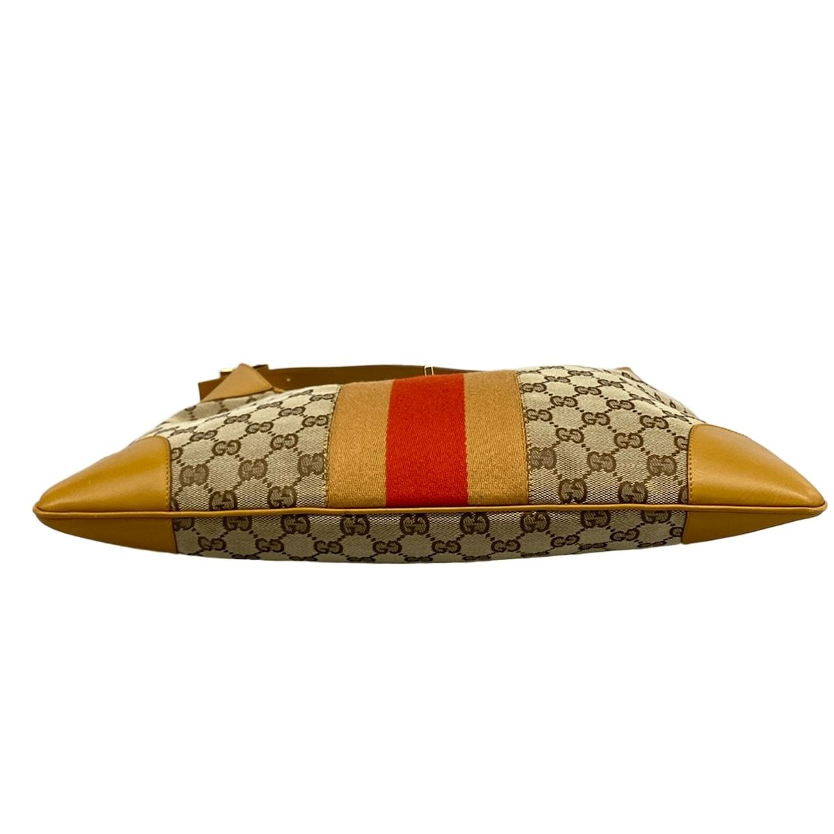 Gucci Shoulder Bag Kandinsky Dark Brown Beige Red Leather — view 5